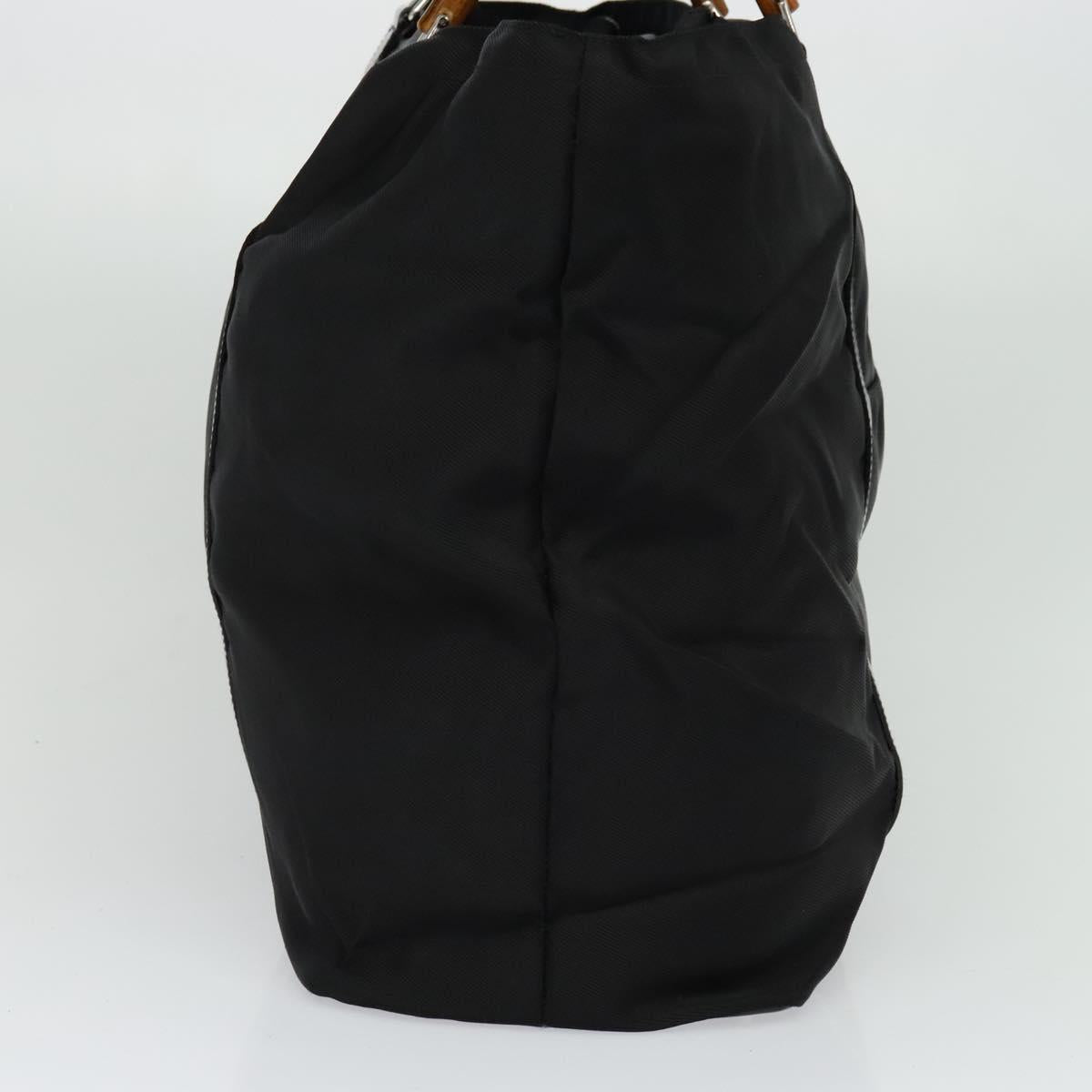 Gucci Bamboo Black Synthetic Handbag