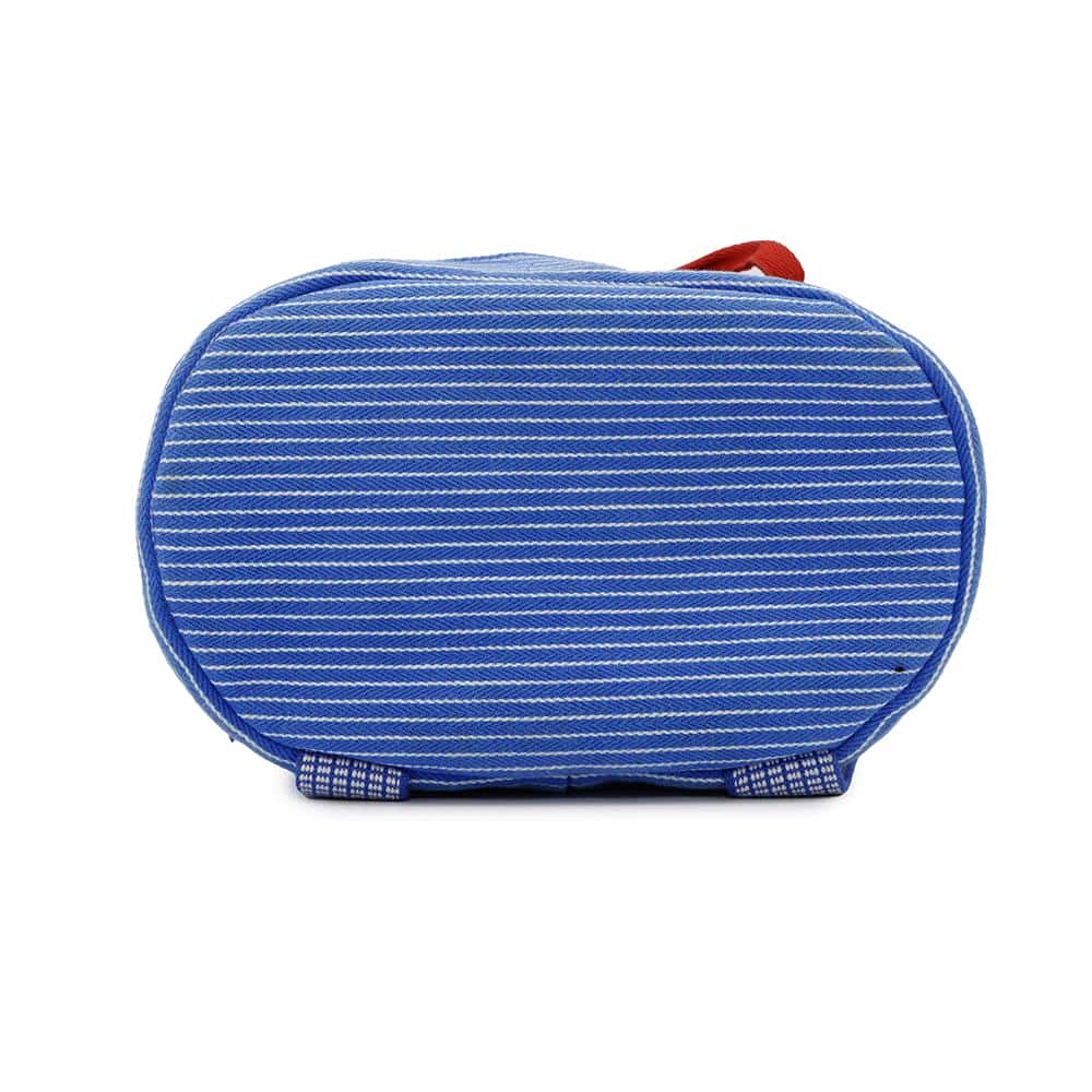 HERMES Horse Backpack Blue Canvas