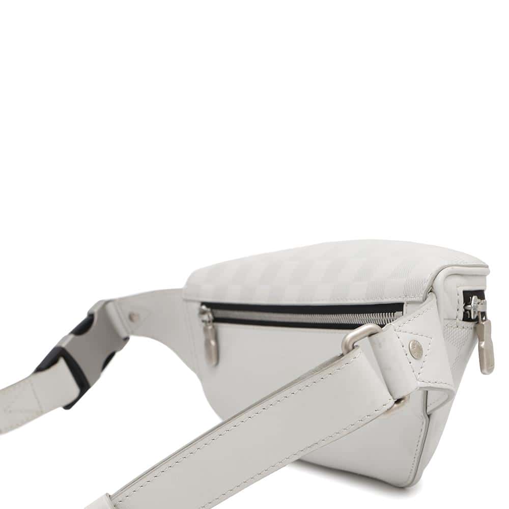 LOUIS VUITTON Canvas・Bumbag BlancN40326 Damier Infini Leather