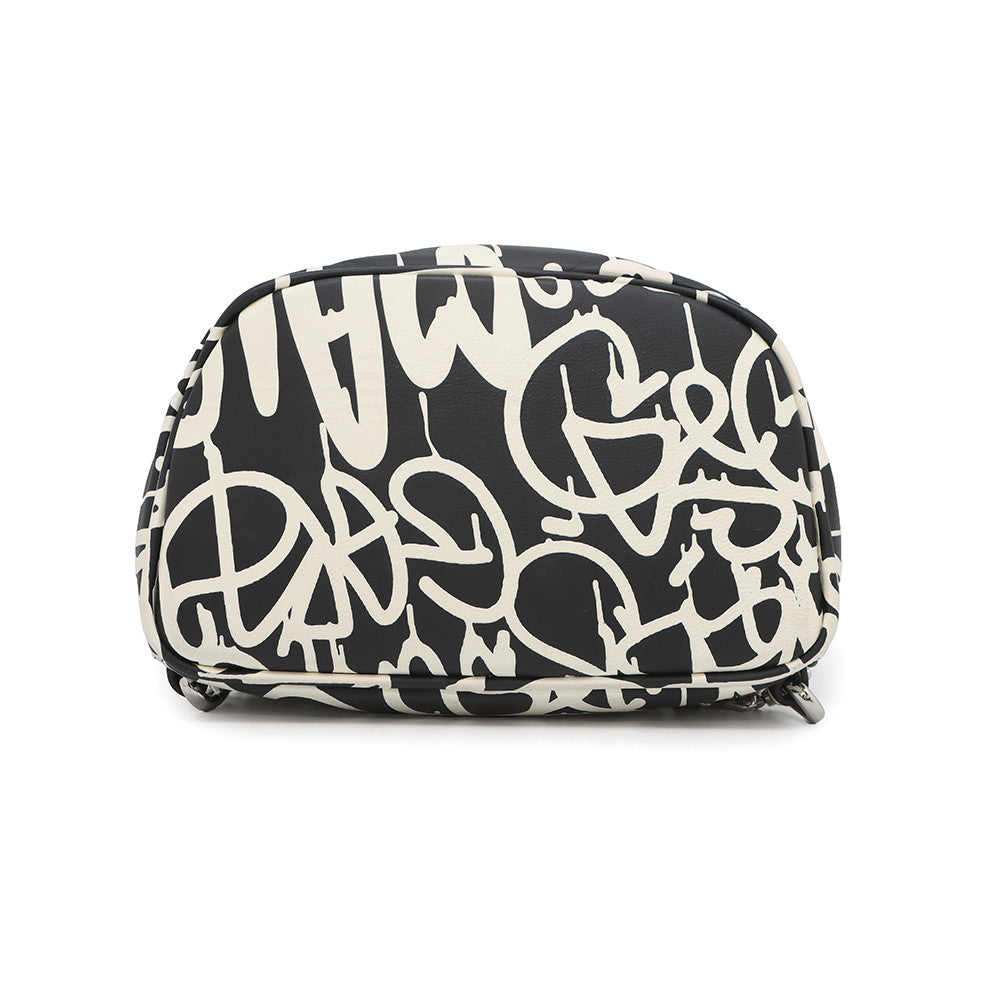 Maison Margiela Maison Margiela Glam Slam Backpack Black/WhiteS56WA0014 Leather