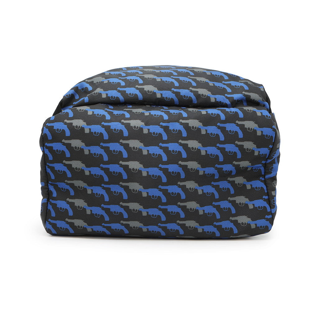 PRADA Pistol Backpack Black/BlueVZ0066 Nylon