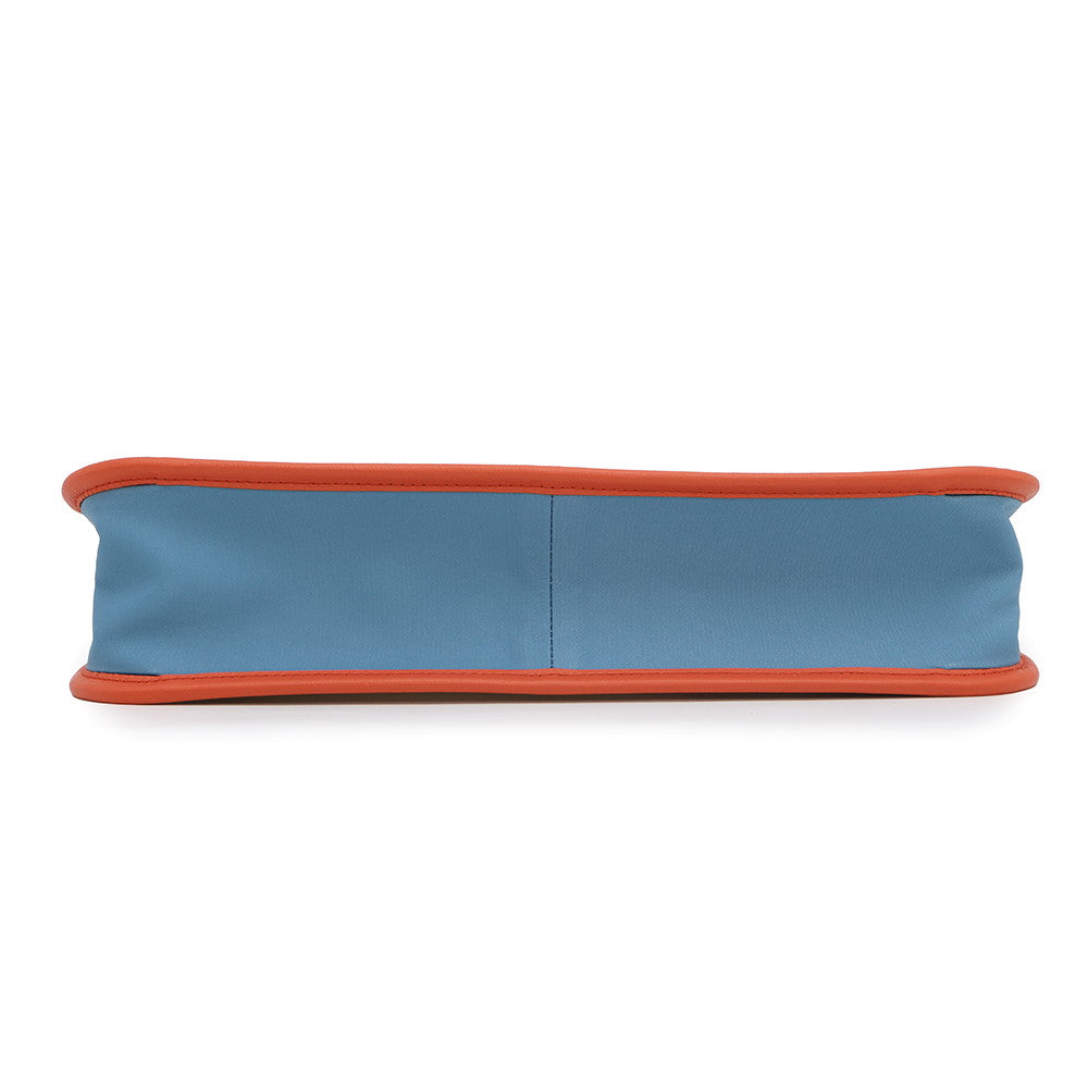 GUCCI Interlocking G Tote Bag Blue/Orange/White550763 Leather Nylon