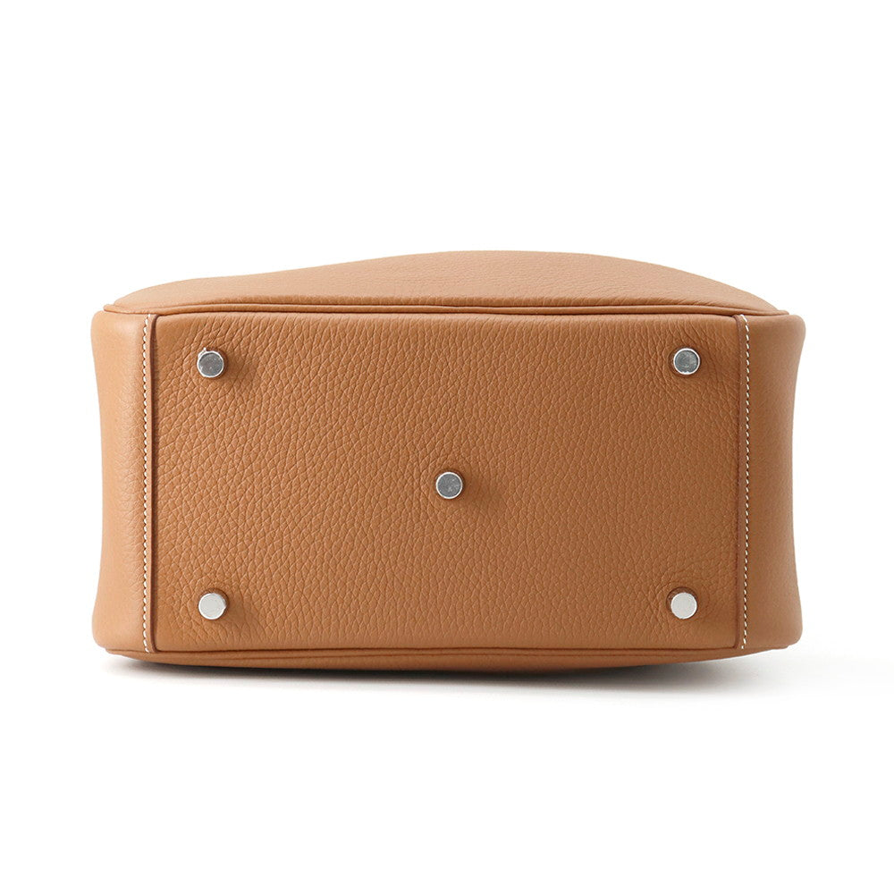 HERMES Lindy Gold Taurillon Clemence Size 26