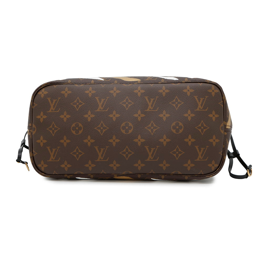 LOUIS VUITTON Neverfull League of Legends Noir/Gold/SilverM45201 Monogram Size MM