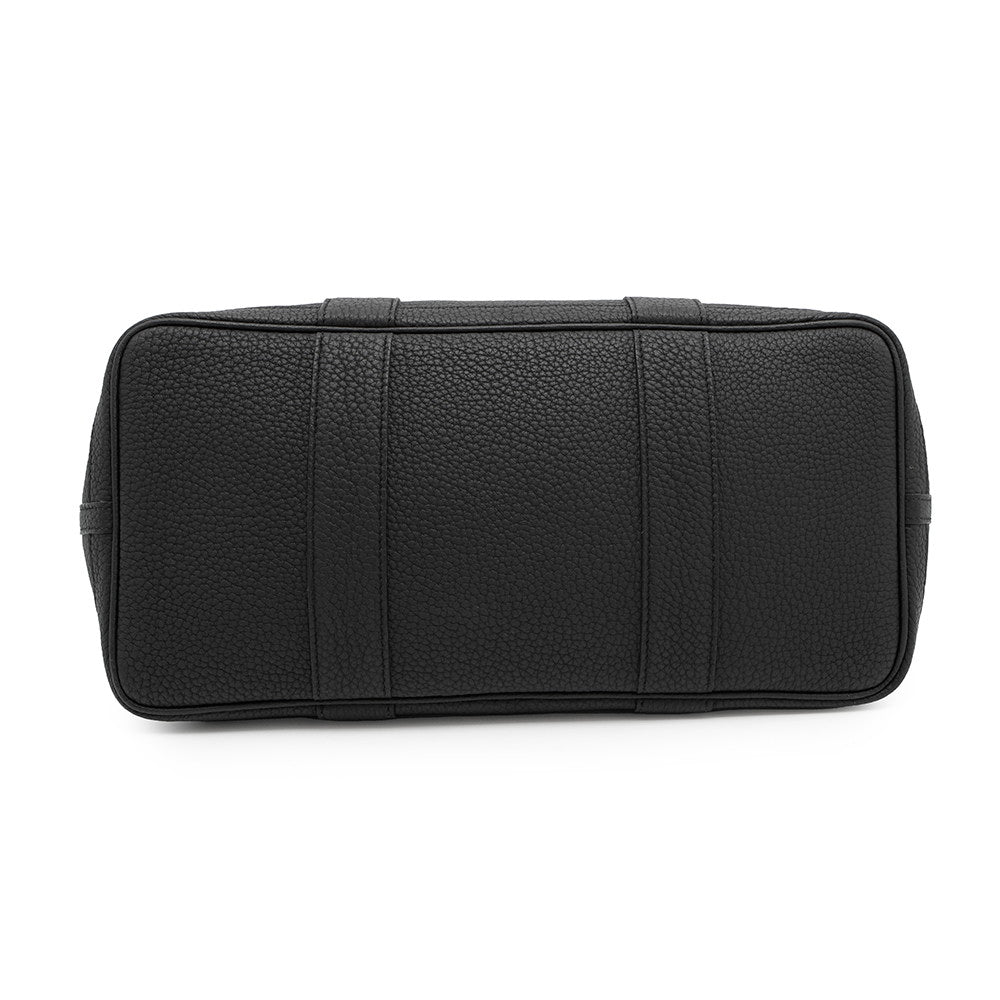 HERMES Garden Party Black Negonda Leather Size PM