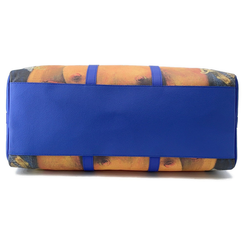 LOUIS VUITTON Keepall Bandouliere Blue Masters collection Size 50