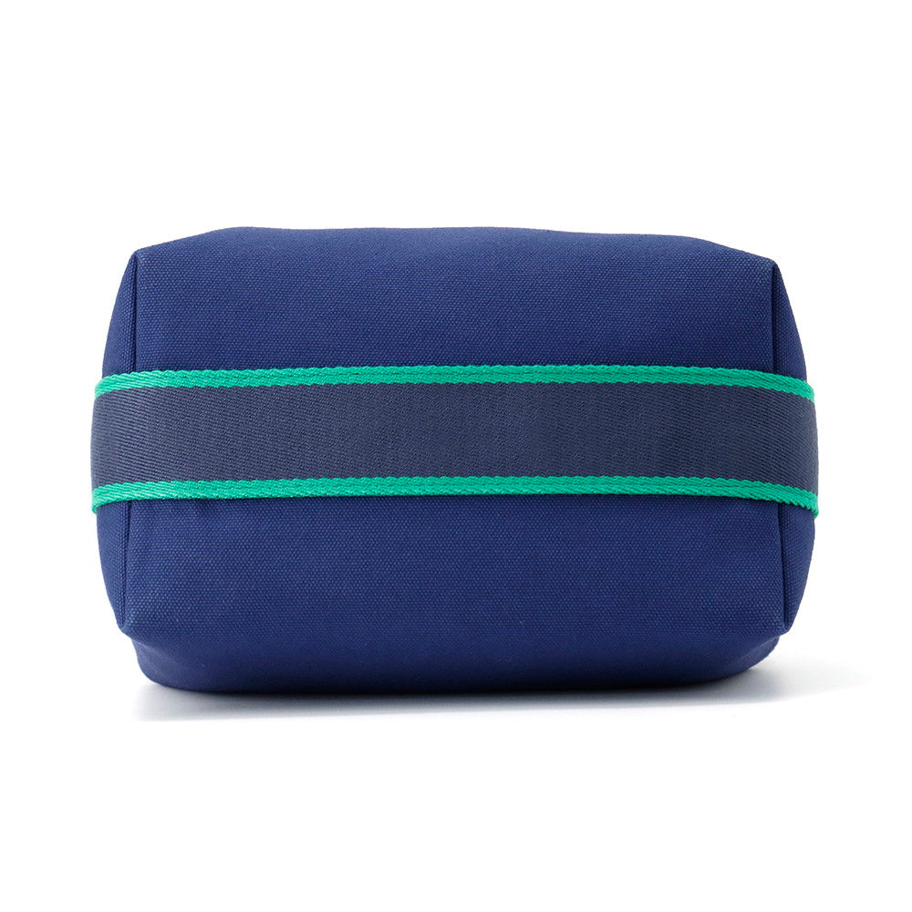 HERMES Brid a Black Navy/Green Canvas Size PM