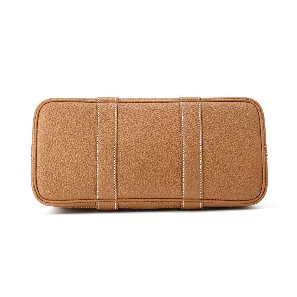 HERMES Garden Party Gold Negonda Leather Size TPM