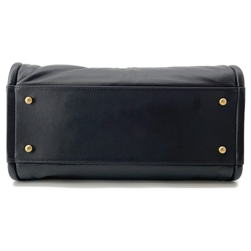 CHANEL Deauville 2-Way Shopping Bag BlackAS3257 Lambskin Size Small