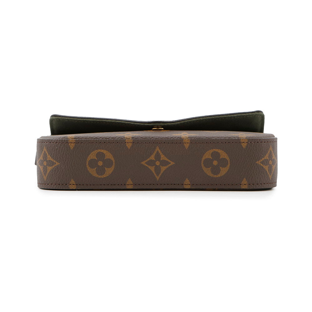 LOUIS VUITTON Multiie Pochette GreenM80091 Monogram