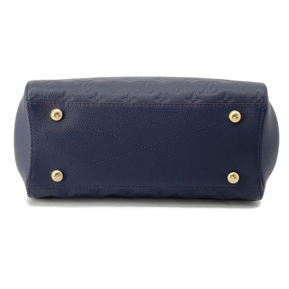 LOUIS VUITTON Montaigne Marine RougeM42746 Monogram Empreinte Leather Size MM