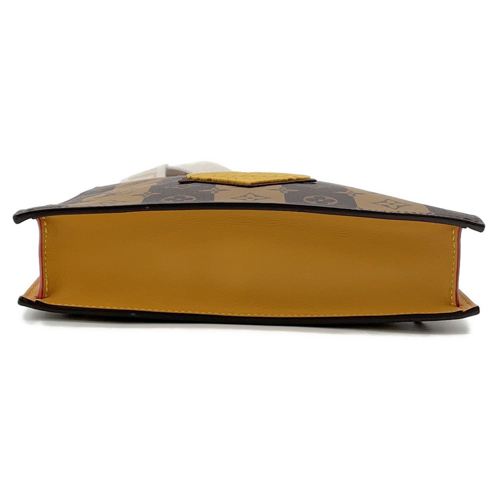 LOUIS VUITTON Sac Plat Messenger BrownM45969 Monogram stripe