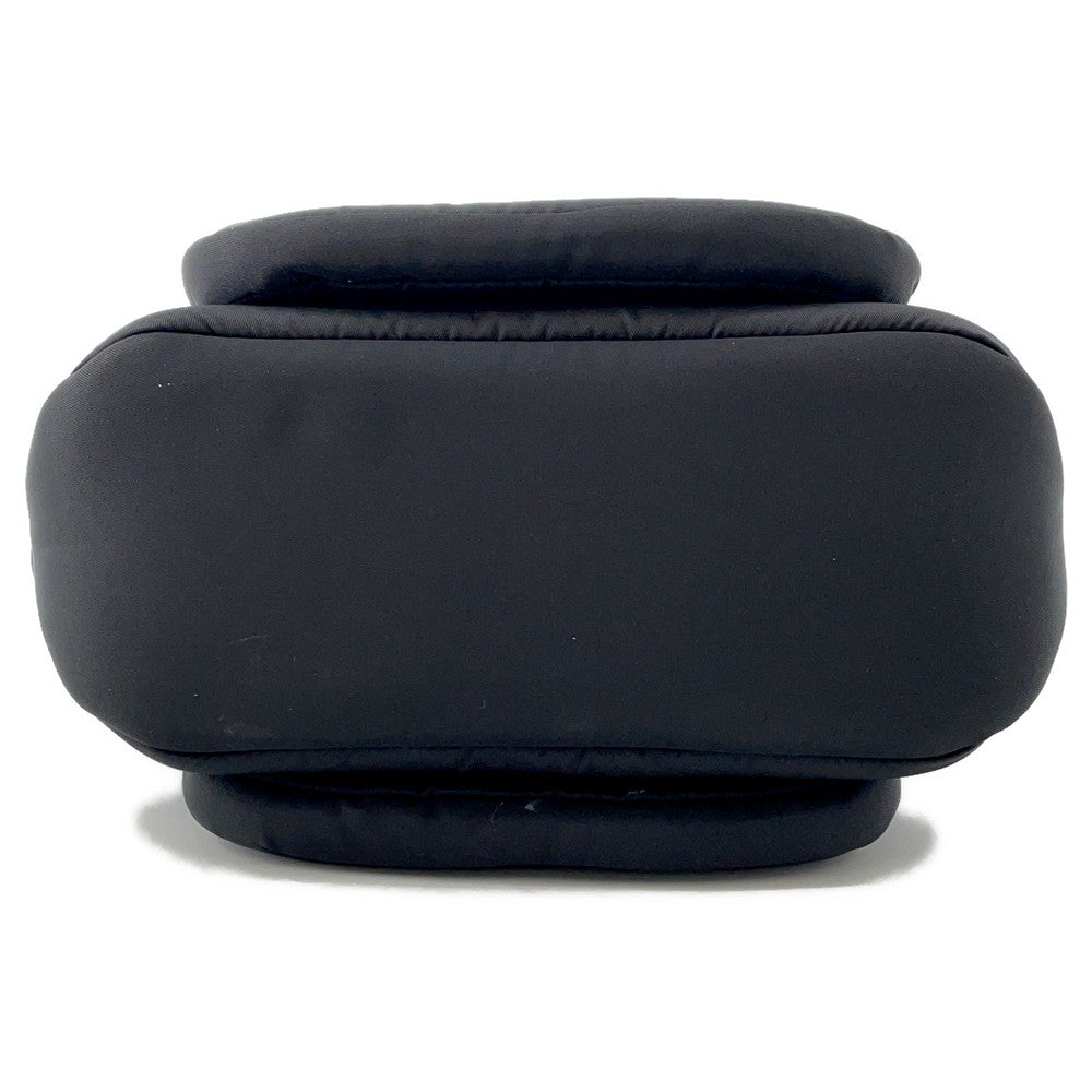 PRADA Cargo 2-way Tote Bag Black/Red1BG270 Nylon Leather Size Small