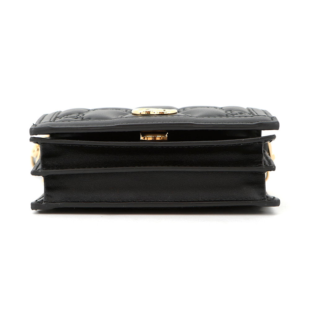 GUCCI GGQuilted Shoulder Bag Black723777 Leather Size Mini