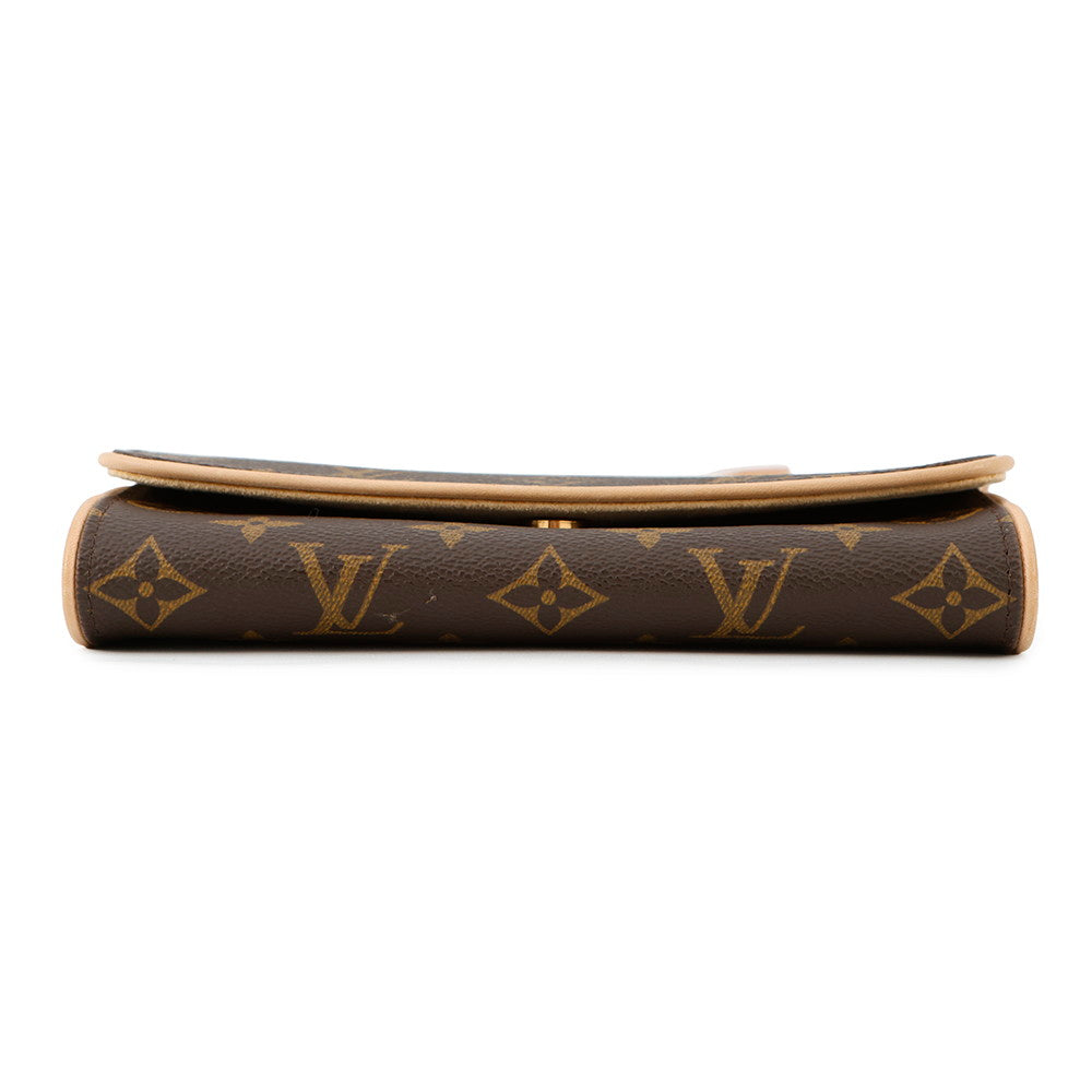 LOUIS VUITTON Pochette Twin BrownM51854 Monogram Size PM