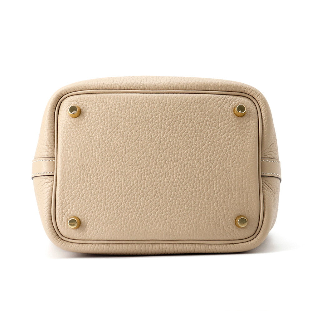 HERMES Picotin Lock Trench Taurillon Clemence Size PM