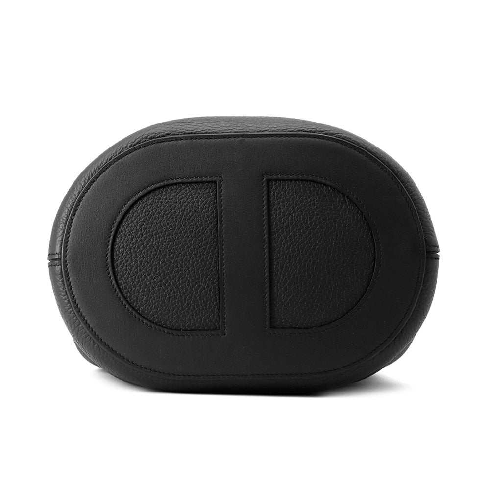 HERMES in-the-loop Tote Bag Black Taurillon Clemence Size 23