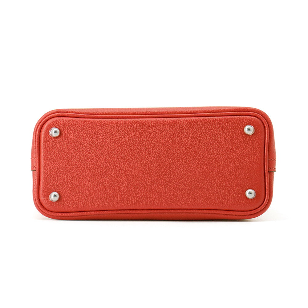 HERMES Bolide1923 Verso Rouge Coeur/Rose Azalee Evercolor Size Mini