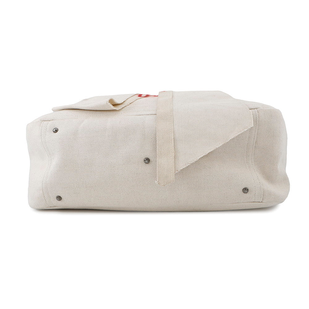 Valentino Garavani Atelier 02 Bow Edition 2-Way Tote Beige/RedUW0B0H95SVJ Canvas Leather