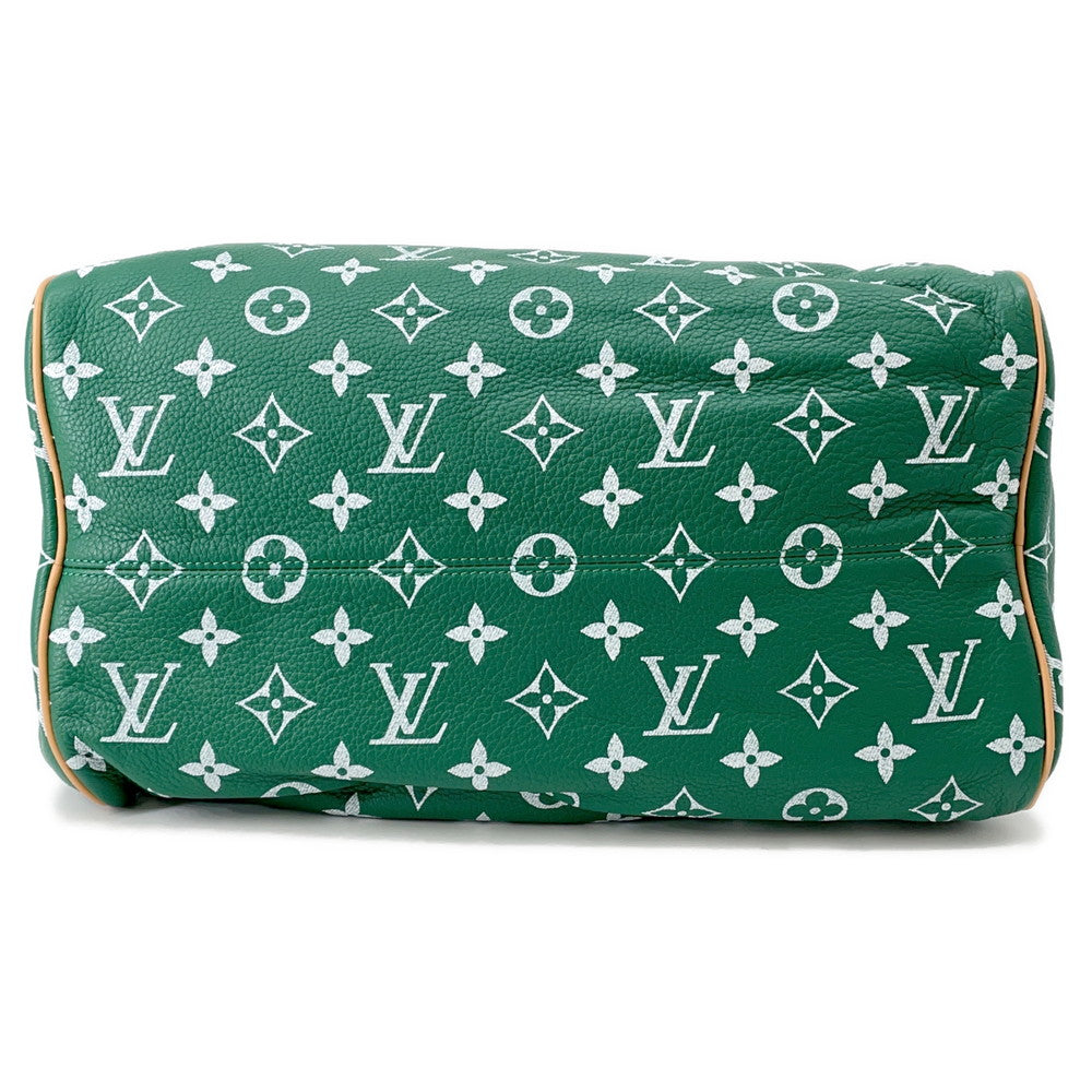 LOUIS VUITTON Speedy P9 Bandouliere Green/VertM24417 Calf Leather Size 40