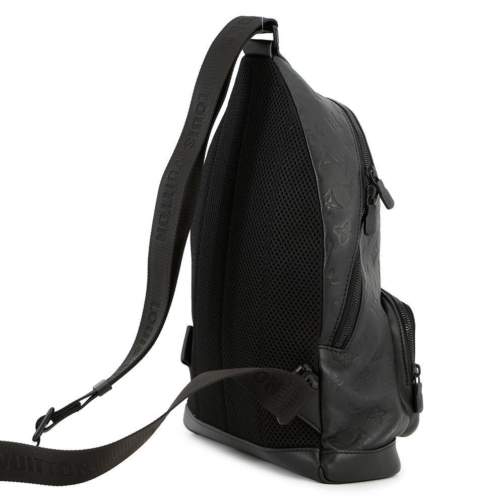 LOUIS VUITTON racer sling bag NoirM46107 Monogram Shadow