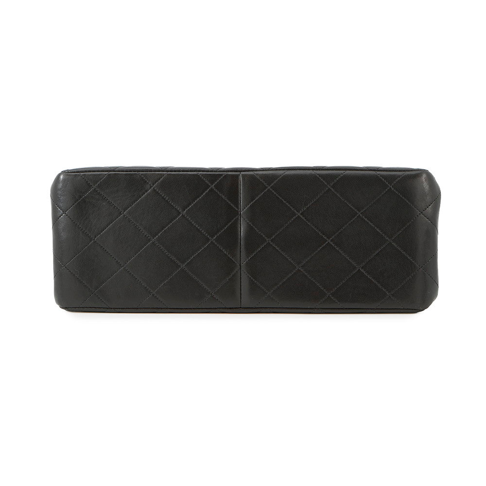 CHANEL Matelasse Double Face Chainshoulder Black Lambskin