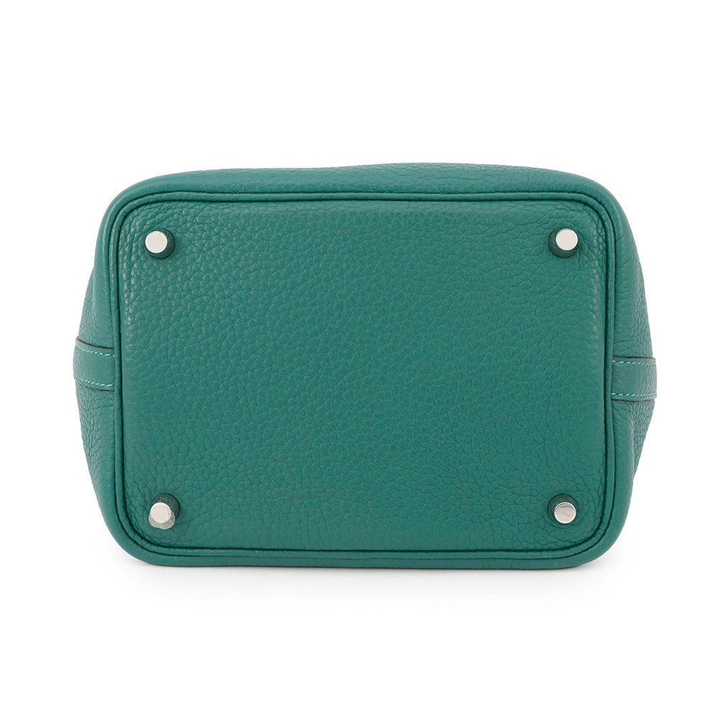 HERMES Picotin Lock Malachite Taurillon Clemence Size PM
