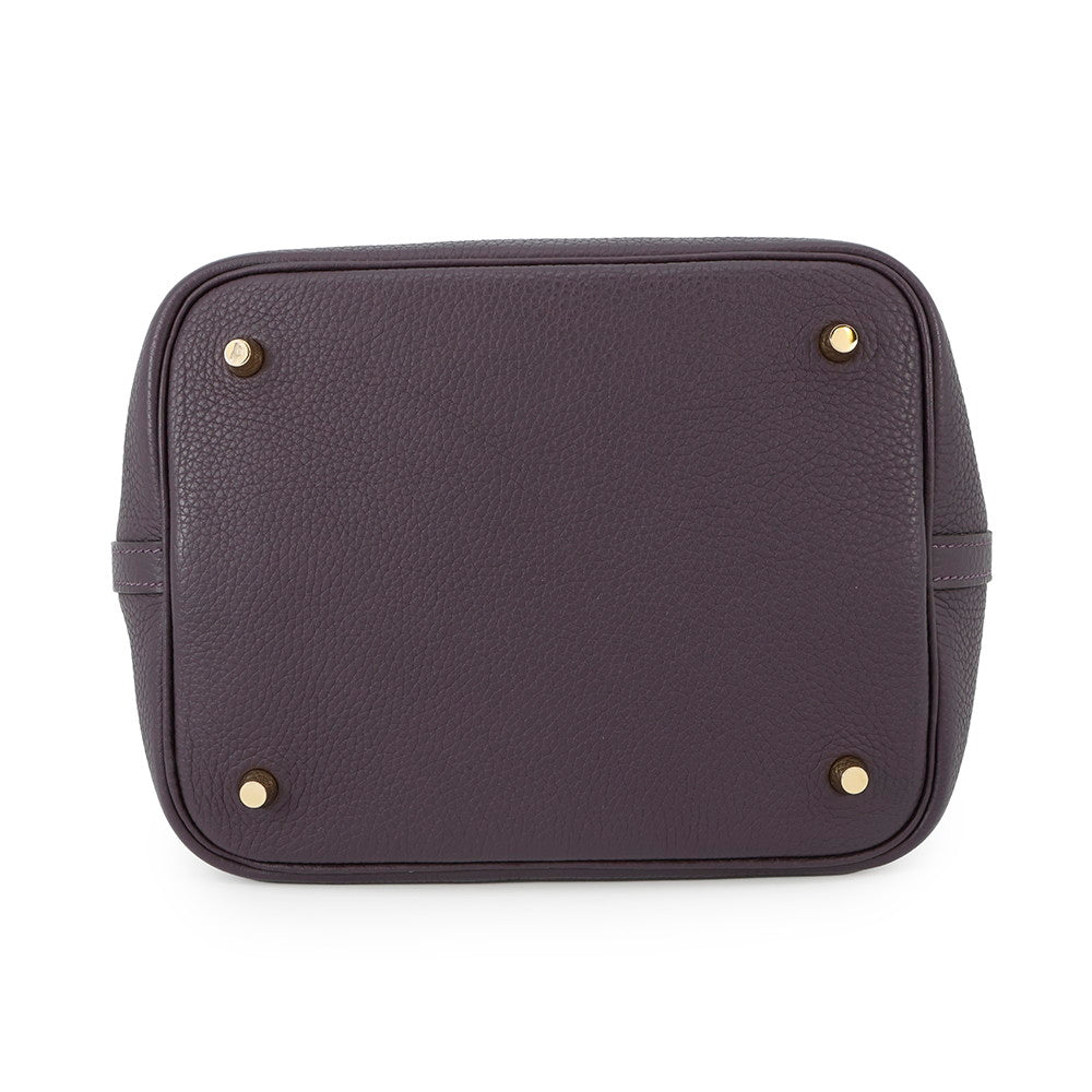 HERMES Picotin Lock Cassis Taurillon Clemence Size MM