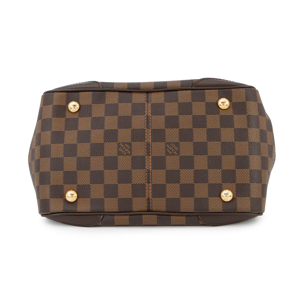 LOUIS VUITTON Verona RedN41117 Damier Ebene Canvas Size PM