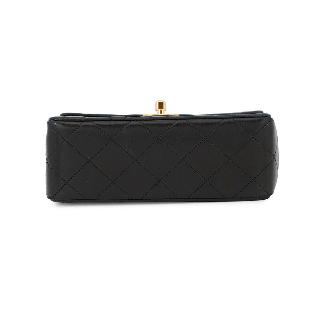 CHANEL Mini Materasse Shoulder Bag BlackA01115 Lambskin Size 18