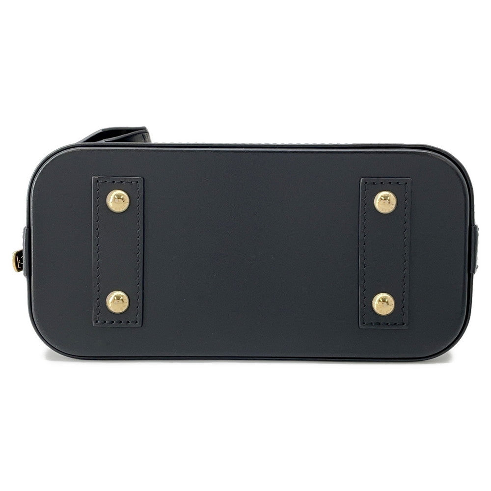 LOUIS VUITTON Alma White/BlackM23761 Lamb Leather Size BB