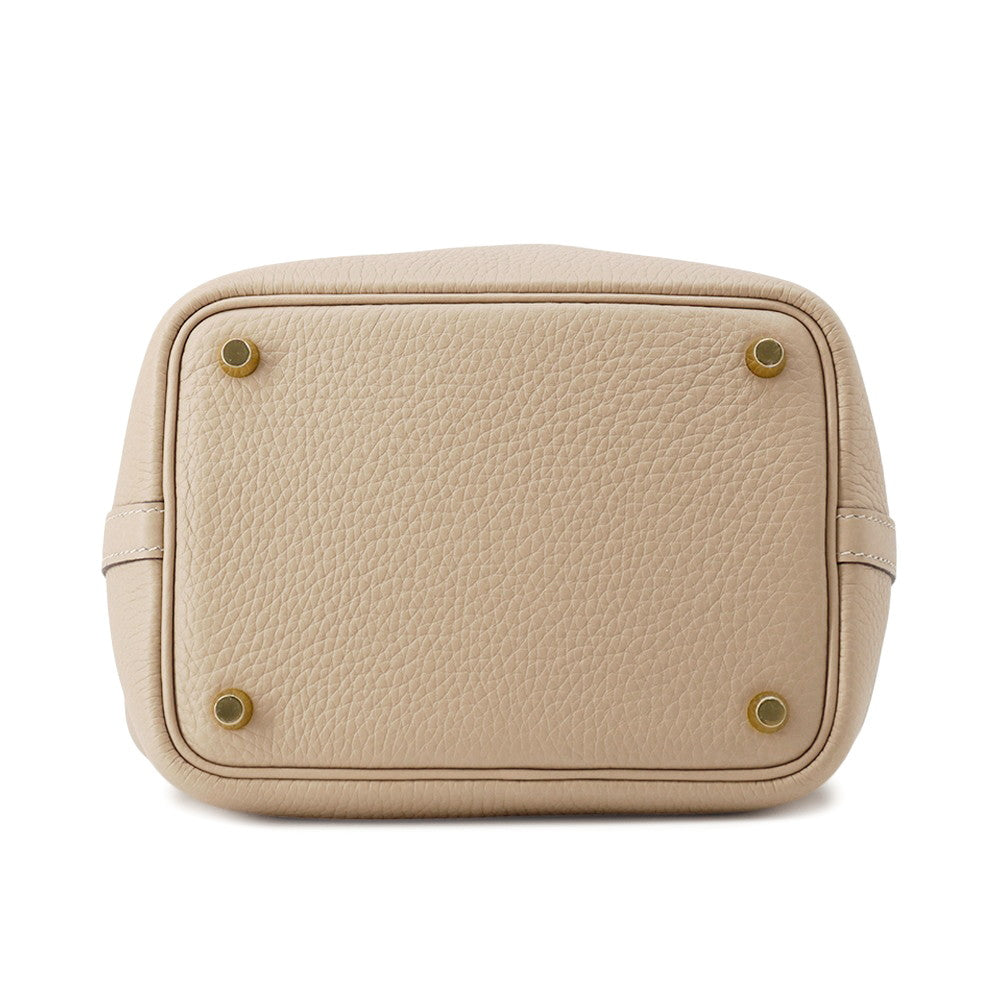 HERMES Picotin Lock Trench Taurillon Clemence Size PM