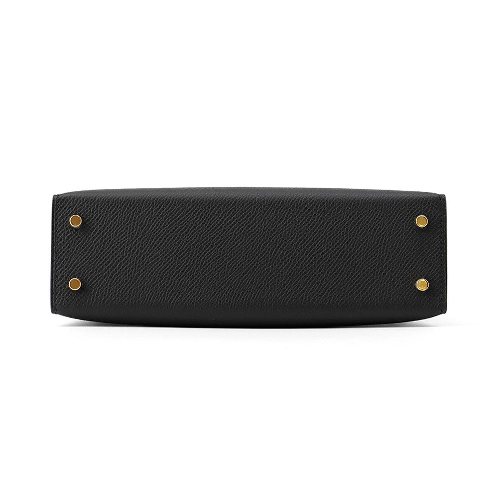 HERMES Mini Kelly 2 Black Epsom