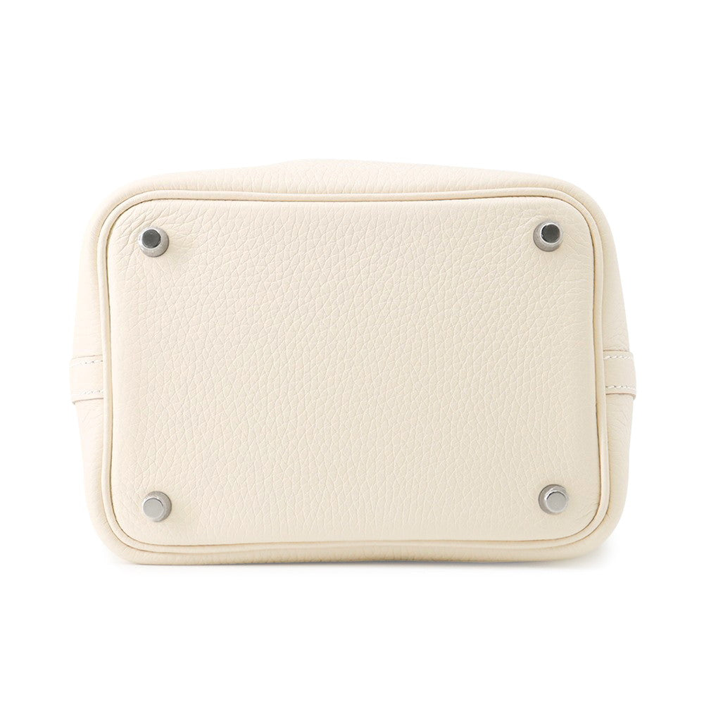 HERMES Picotin Lock Craie Taurillon Clemence Size PM