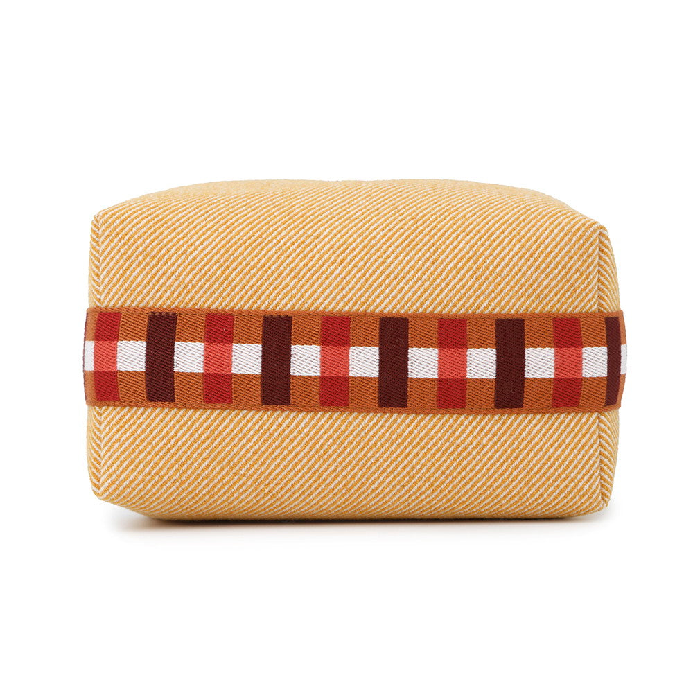 HERMES Brid a Black Fauve Canvas Size PM