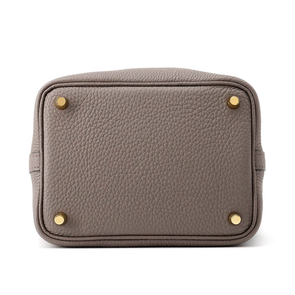 HERMES Picotin Lock Etain Taurillon Clemence Size PM