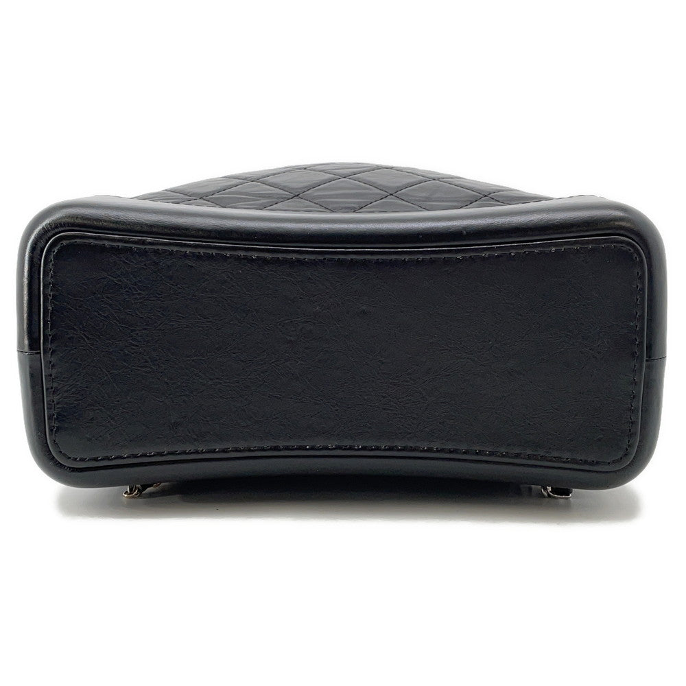 CHANEL Gabriel Do Backpack BlackA94485 Aged Calf Leather