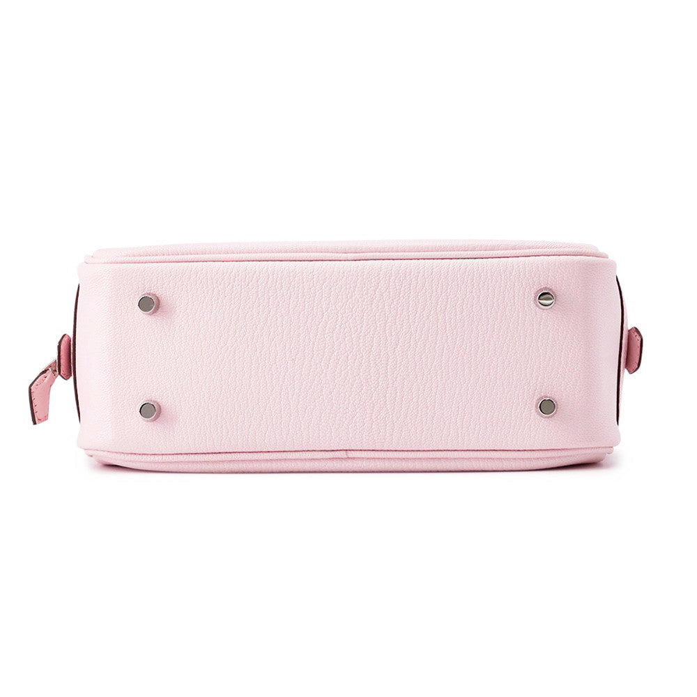 HERMES Plume Rose Darling Chevre Myzore Goatskin Size Mini