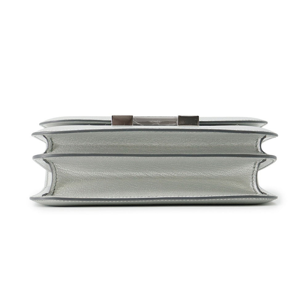 HERMES Constance3 Miroir Argent Chevre Shamqila Size Mini