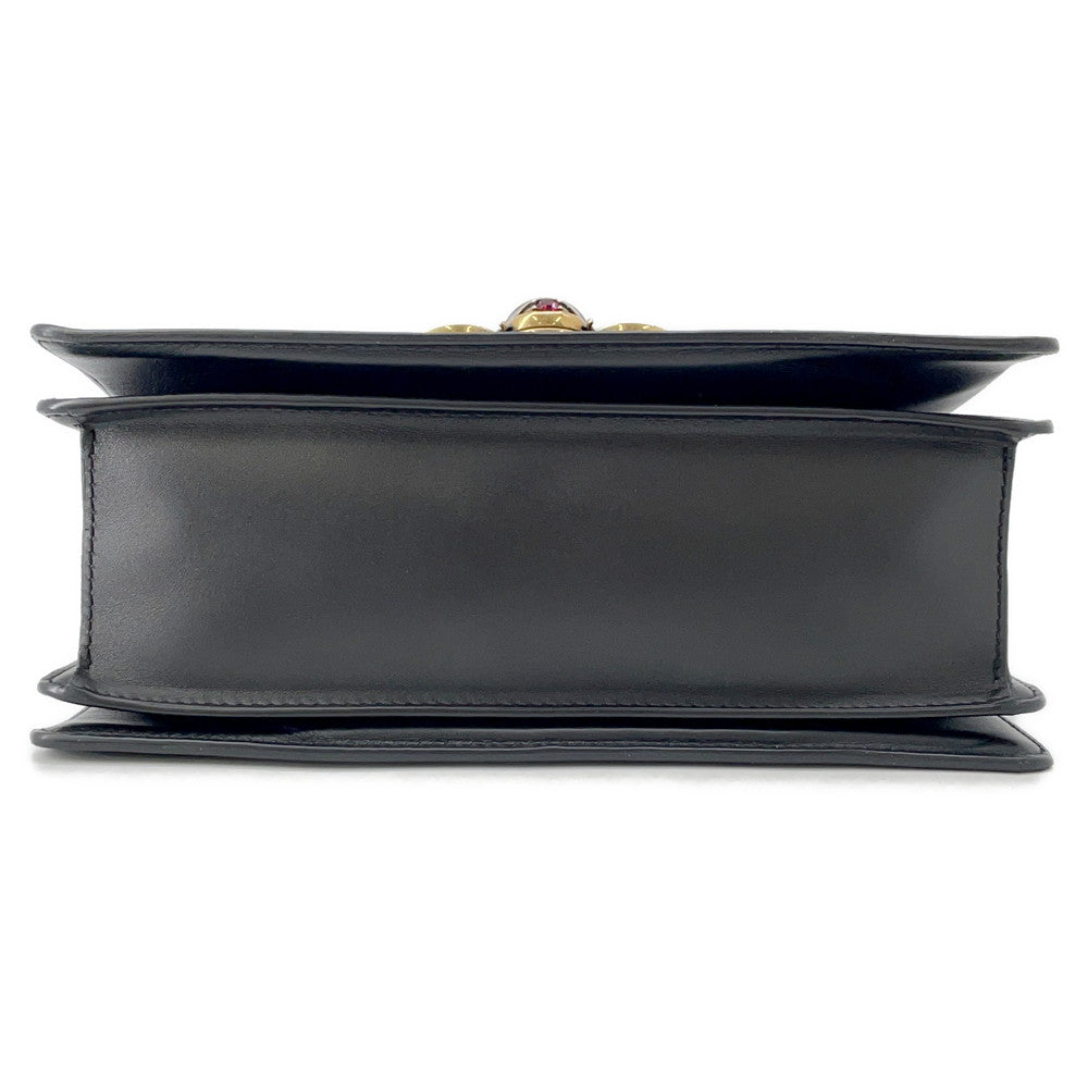 GUCCI Queen Margaret 2WAY Shoulder Bag Black476541 Leather