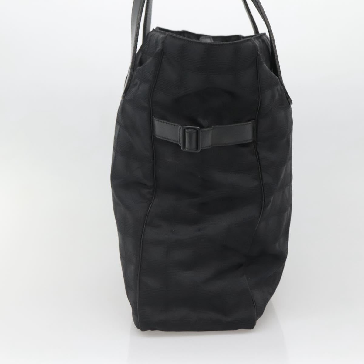 Chanel Travel Line Black Nylon Tote Bag