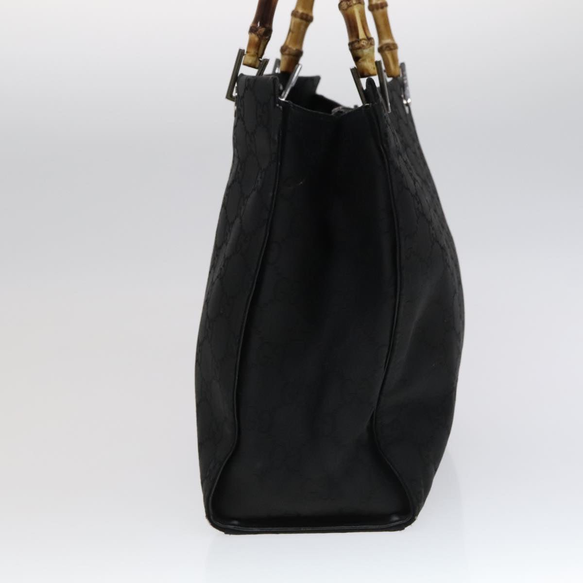 Gucci Bamboo Black Synthetic Tote Bag