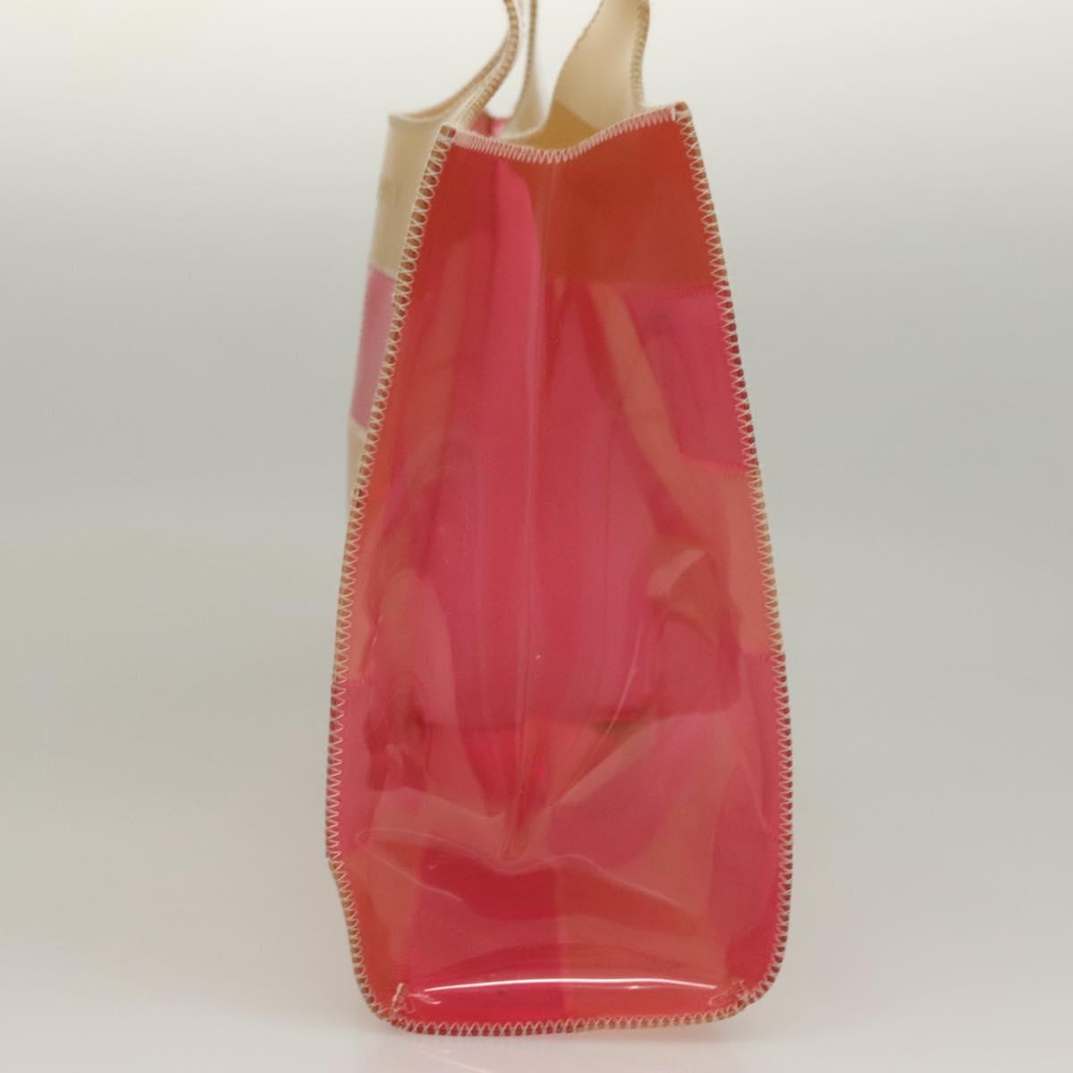 Chanel Chocolate Bar Beige Vinyl Tote Bag