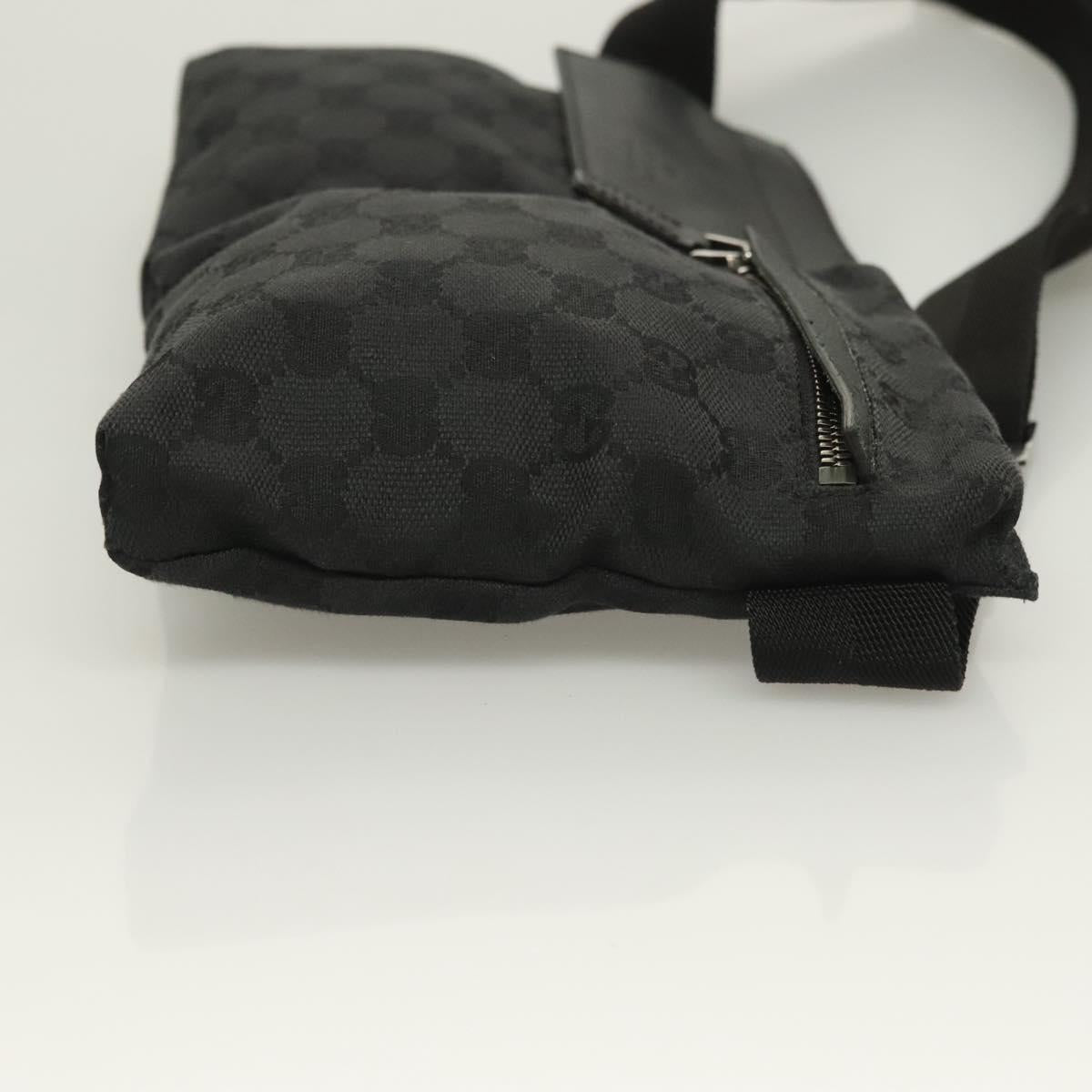 Gucci Gg Canvas Black Canvas Shoulder Bag
