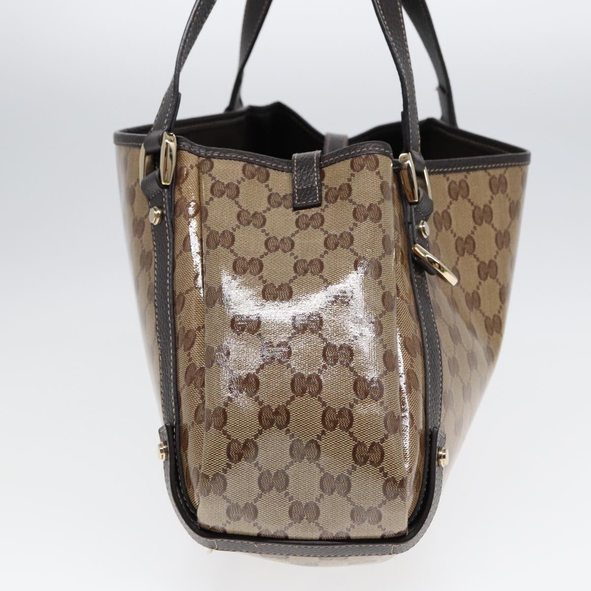 Gucci Abbey Beige Canvas Tote Bag