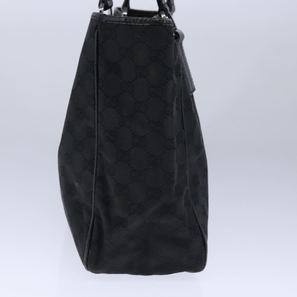 Gucci Gg Canvas Black Canvas Tote Bag