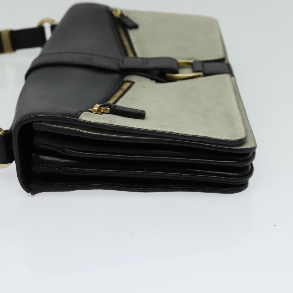 Gucci Grey Suede Shoulder Bag