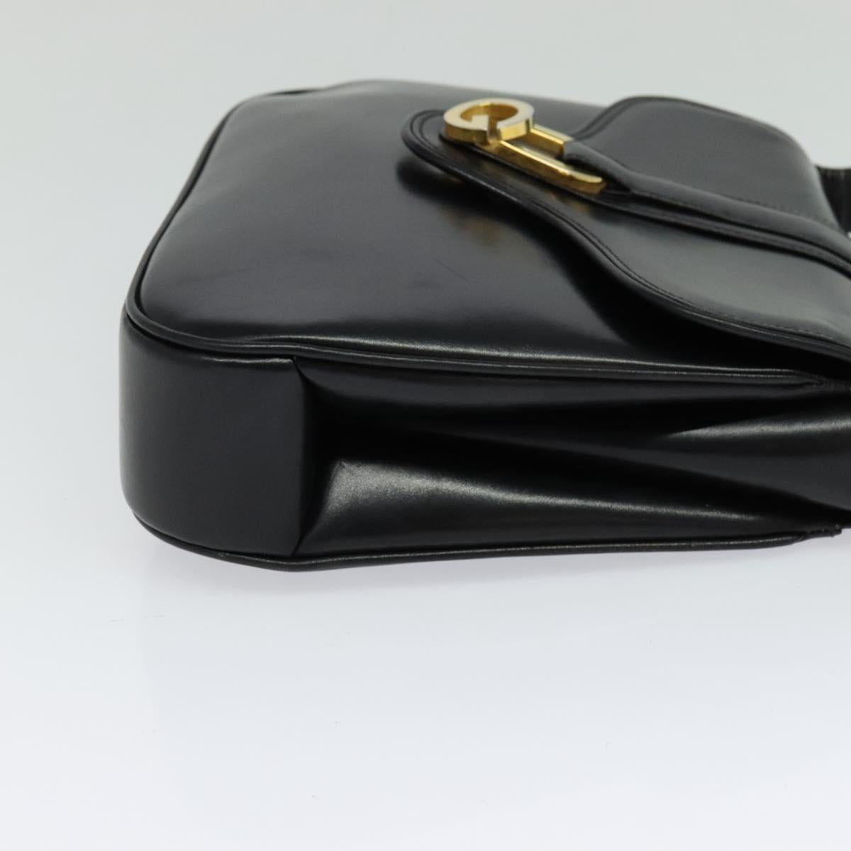 Gucci Black Leather Shoulder Bag