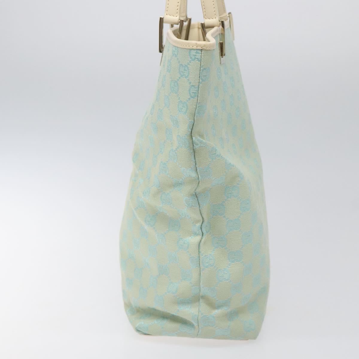 Gucci Gg Canvas Blue Canvas Tote Bag