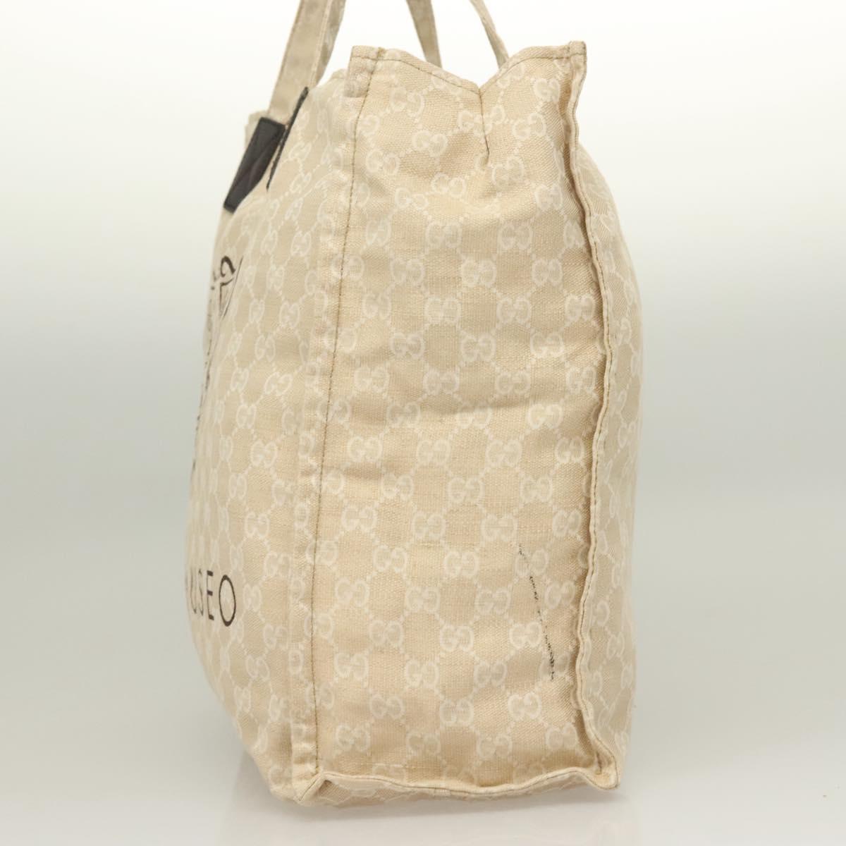 Gucci Gg Canvas Beige Canvas Tote Bag
